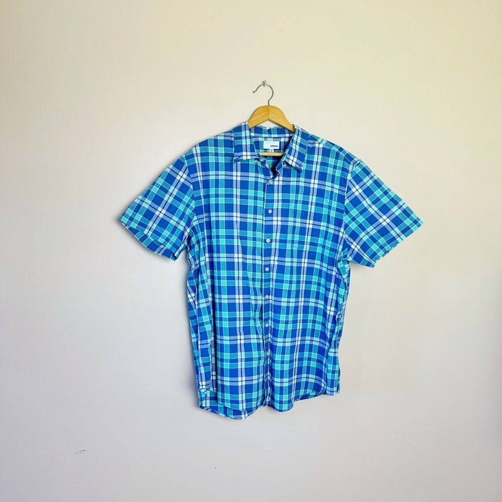 Clearance! Men’s Blue/Green Sonoma S/S Button Down Shirt Size XL EUC